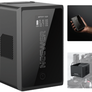 Neewer V Mount Battery PS150E, 10350mAh 150Wh 14.54V V Lock Battery with 100W PD Fast Charging, with D Tap/USB C/USB A/BP/ Dual DC Ports